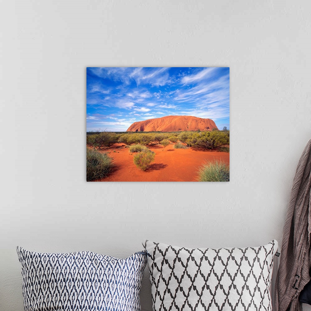 A bohemian room featuring Ayers Rock, Uluru National Park, Northern Territory, Australia