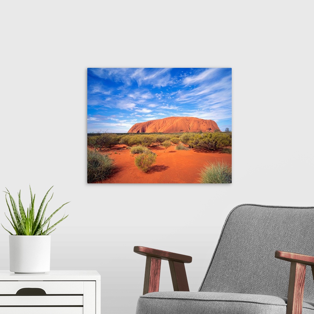 A modern room featuring Ayers Rock, Uluru National Park, Northern Territory, Australia