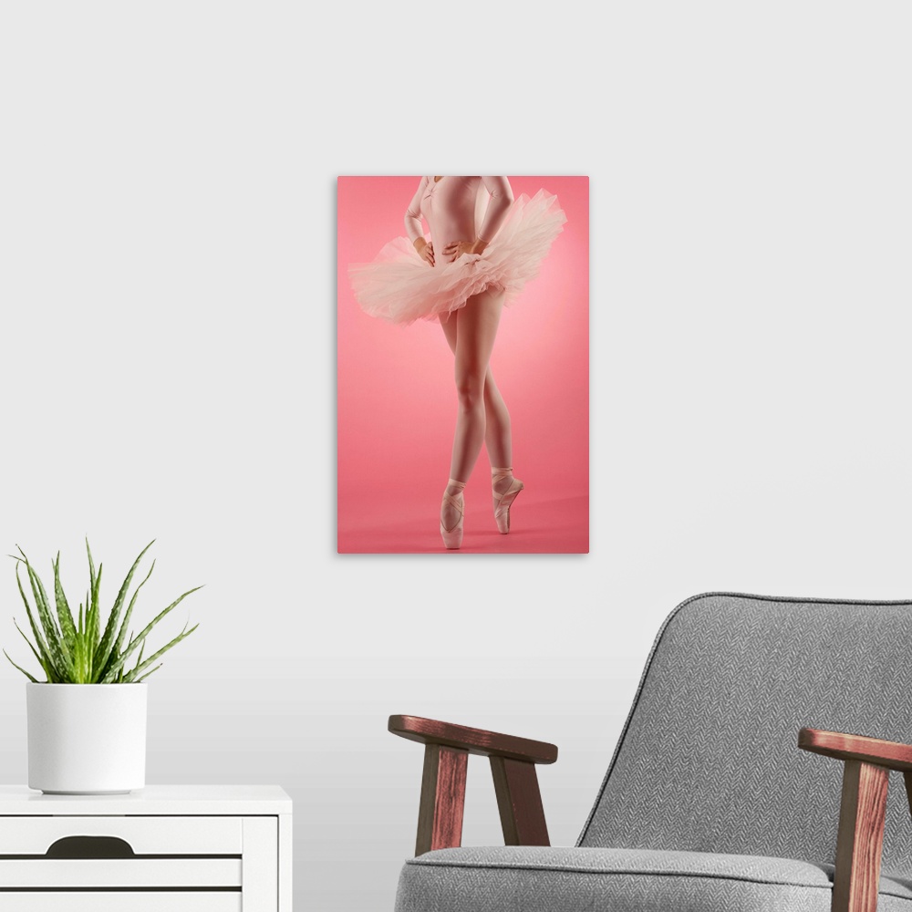 A modern room featuring Ballerina