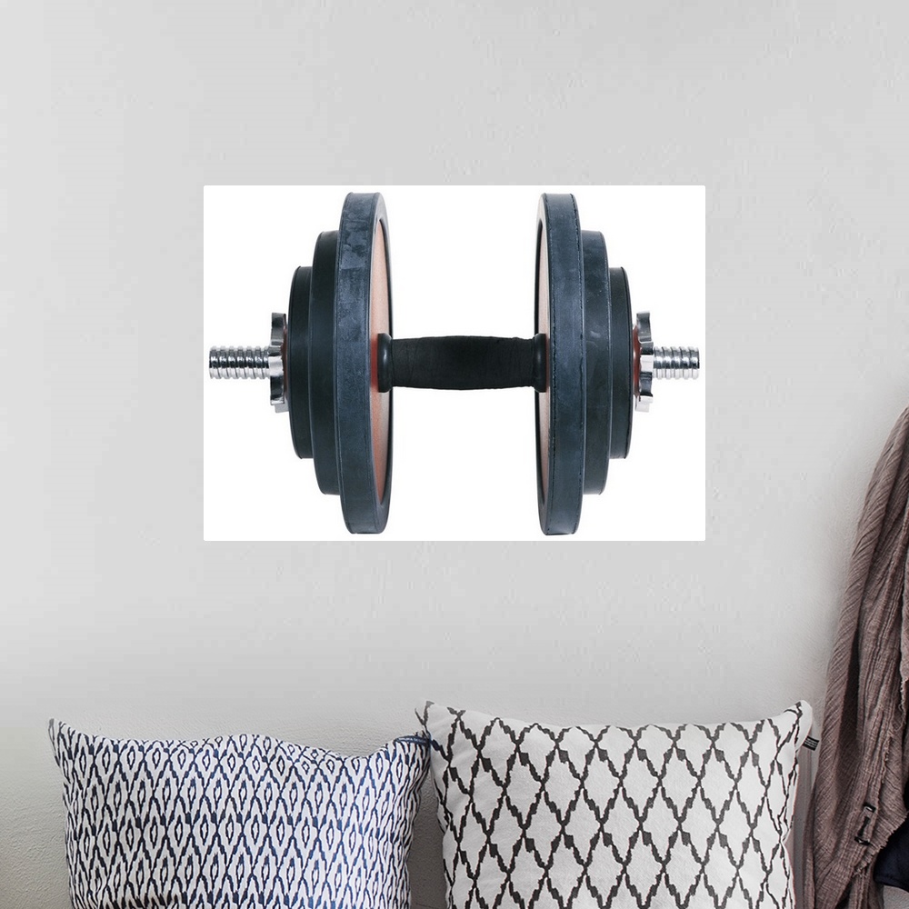 A bohemian room featuring Barbell
