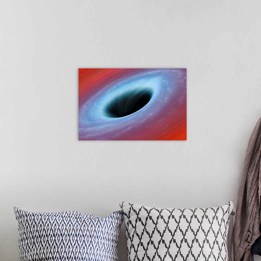 A bohemian room featuring A black hole is an object so compact (usually a collapsed star) that nothing can escape its gravi...
