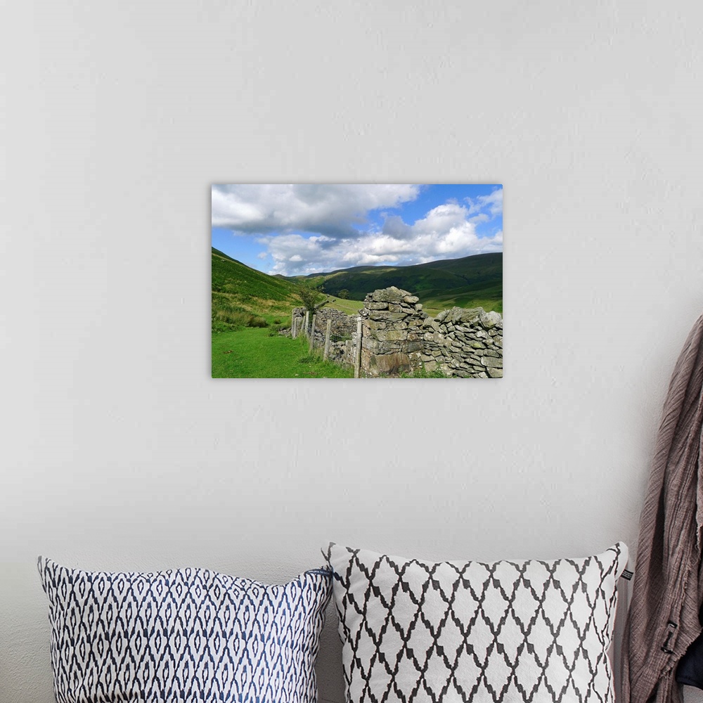 A bohemian room featuring Blue sky at Bannerdale, Martindale in English Lake District.