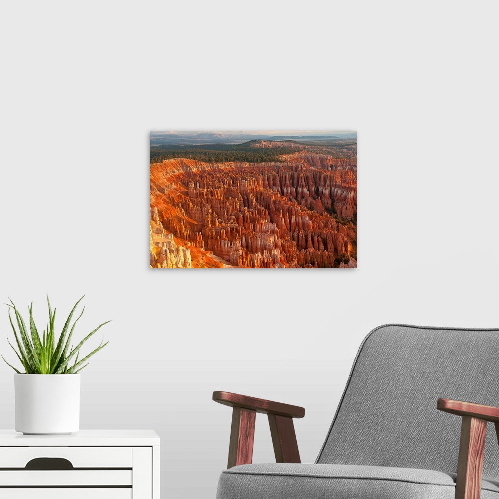 A modern room featuring Bryce Canyon National Park, Utah, USA.