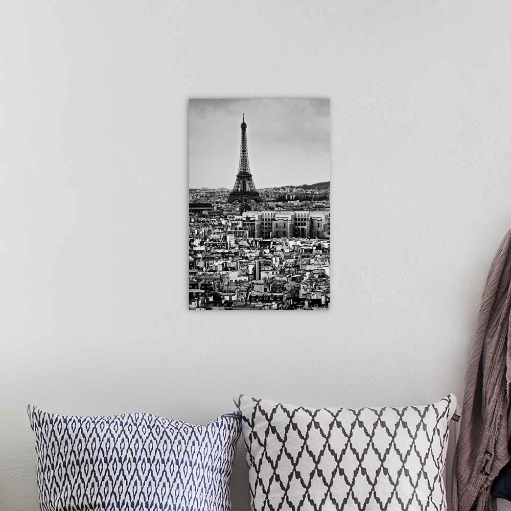 A bohemian room featuring Buildings with Eiffel Tower in Paris.