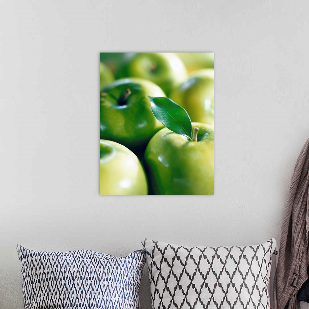A bohemian room featuring Bunch Of Green Apples