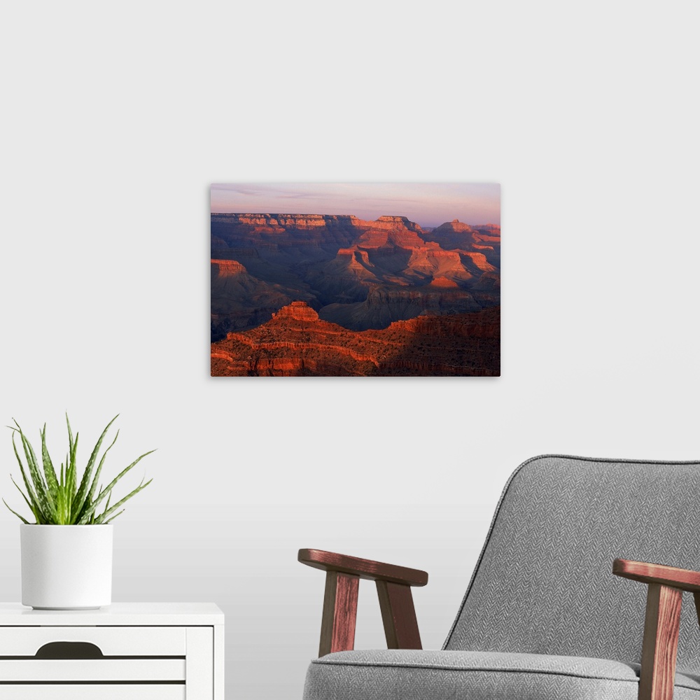 A modern room featuring Canyon landscape, Grand Canyon, Arizona