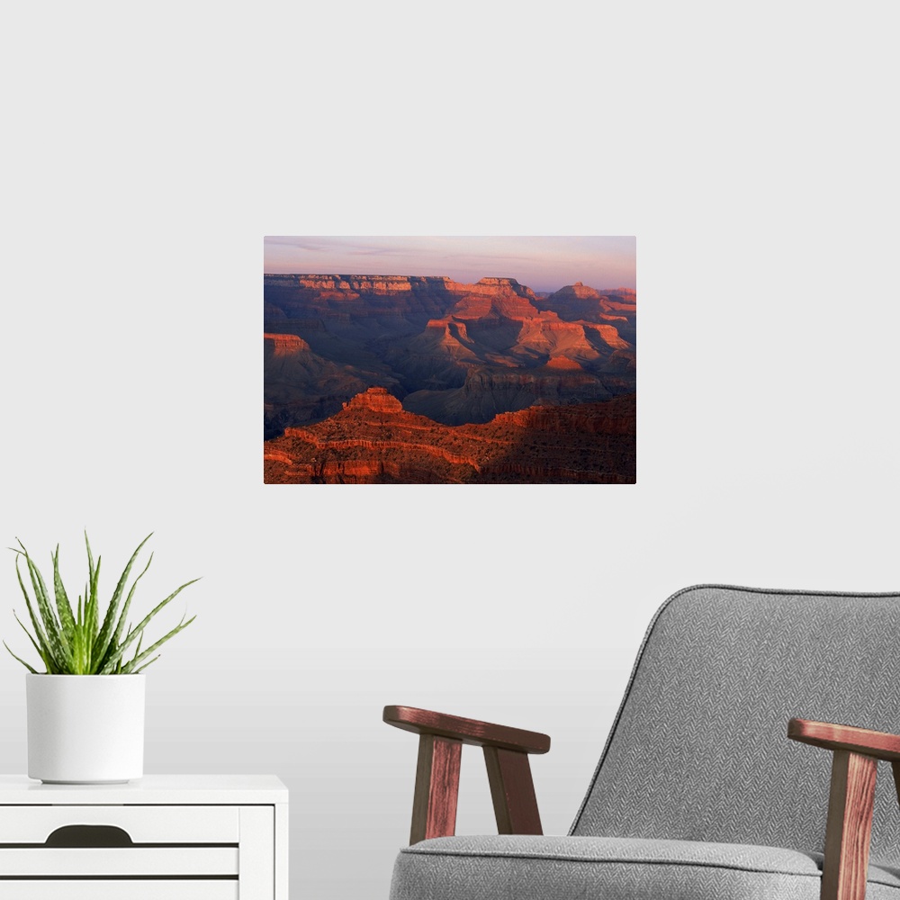 A modern room featuring Canyon landscape, Grand Canyon, Arizona