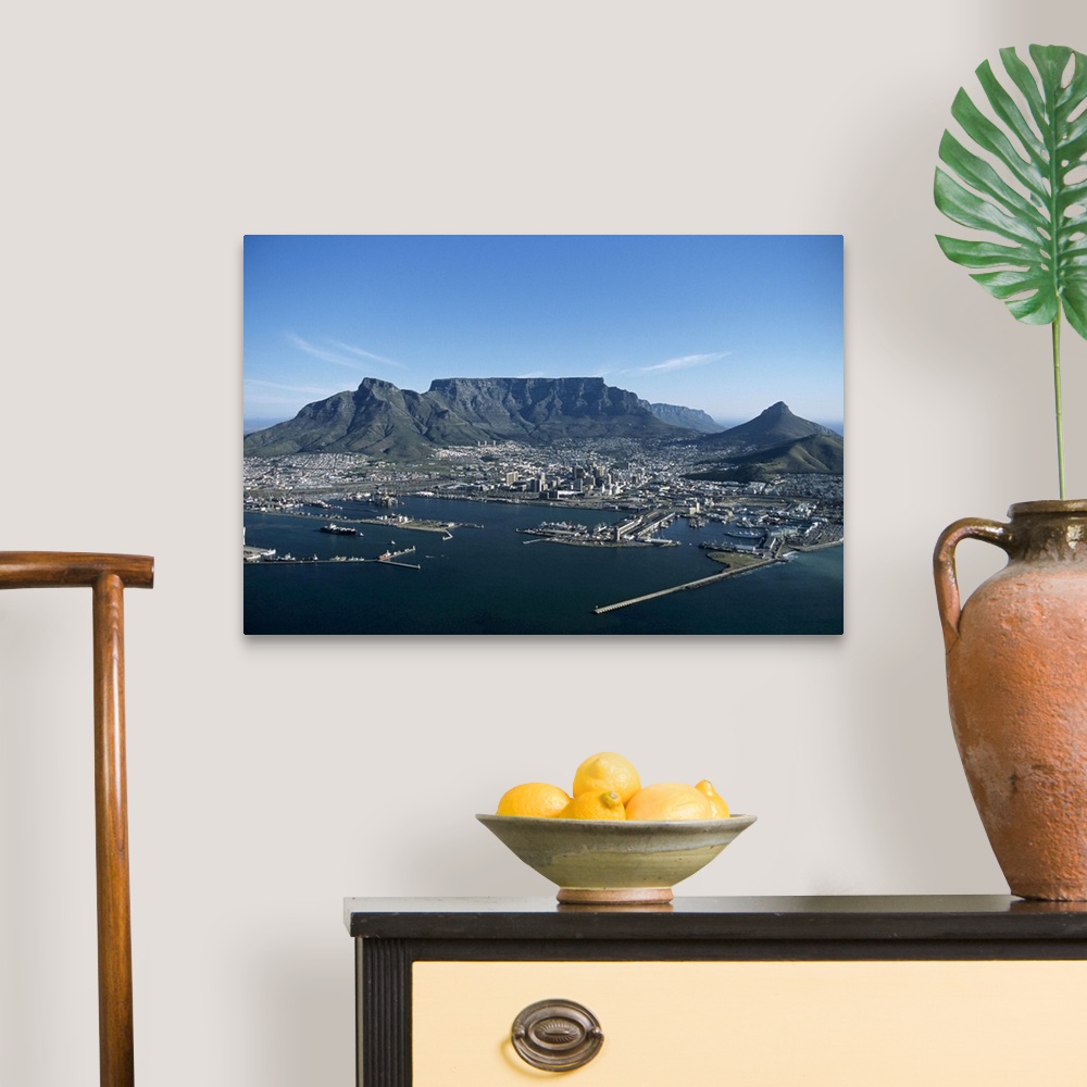 A traditional room featuring Capetown, aerial view, South Africa