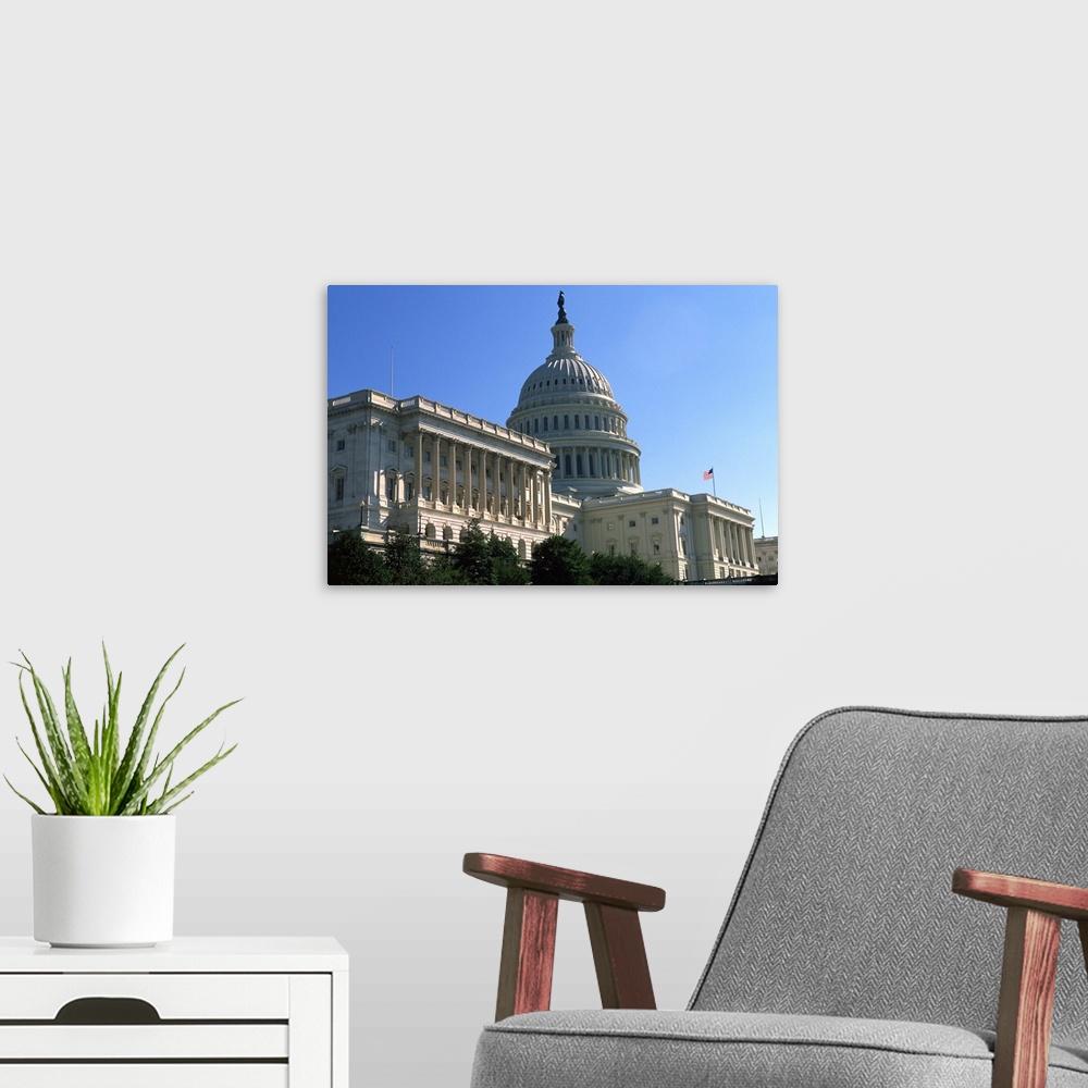 A modern room featuring Capital Building, Washington,DC