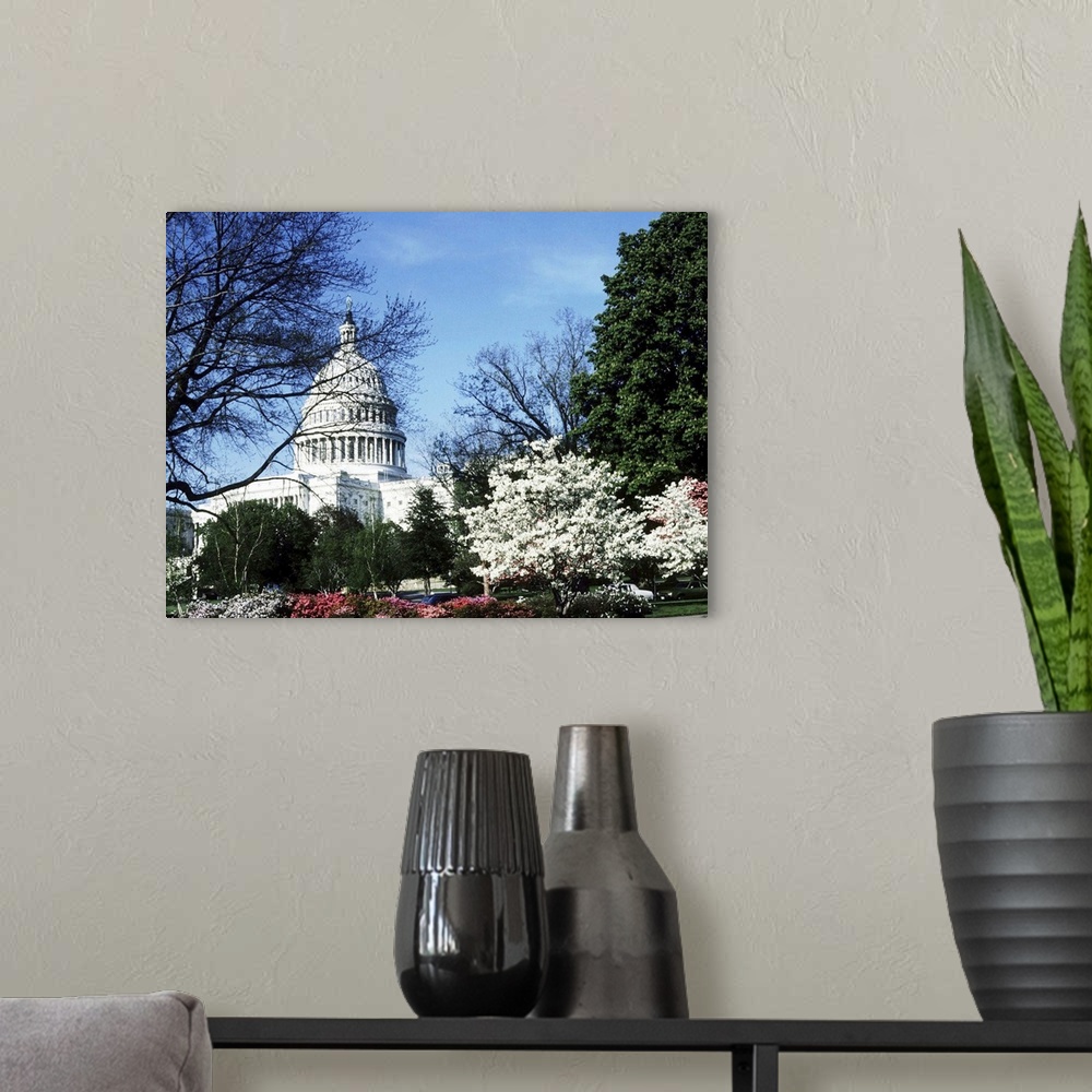 A modern room featuring Capitol Building , Washington , DC