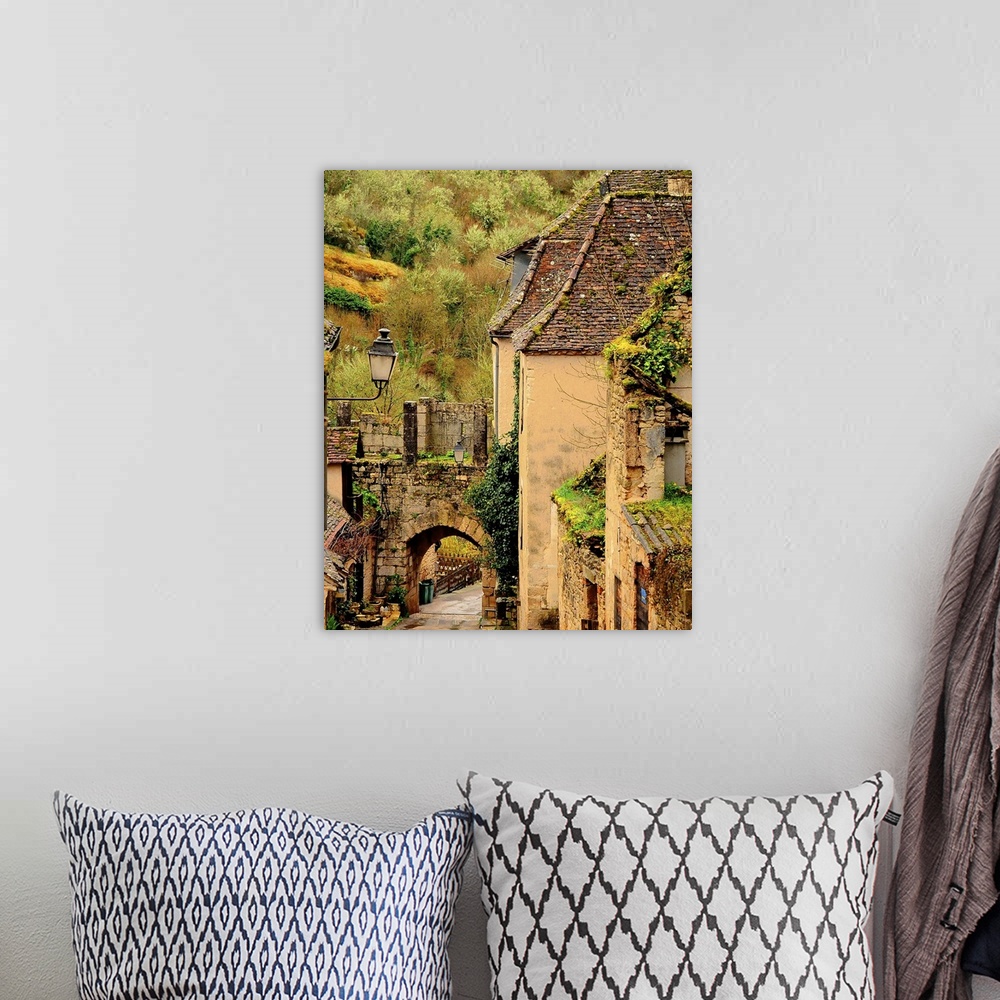 A bohemian room featuring City of Rocamadour in South of France.