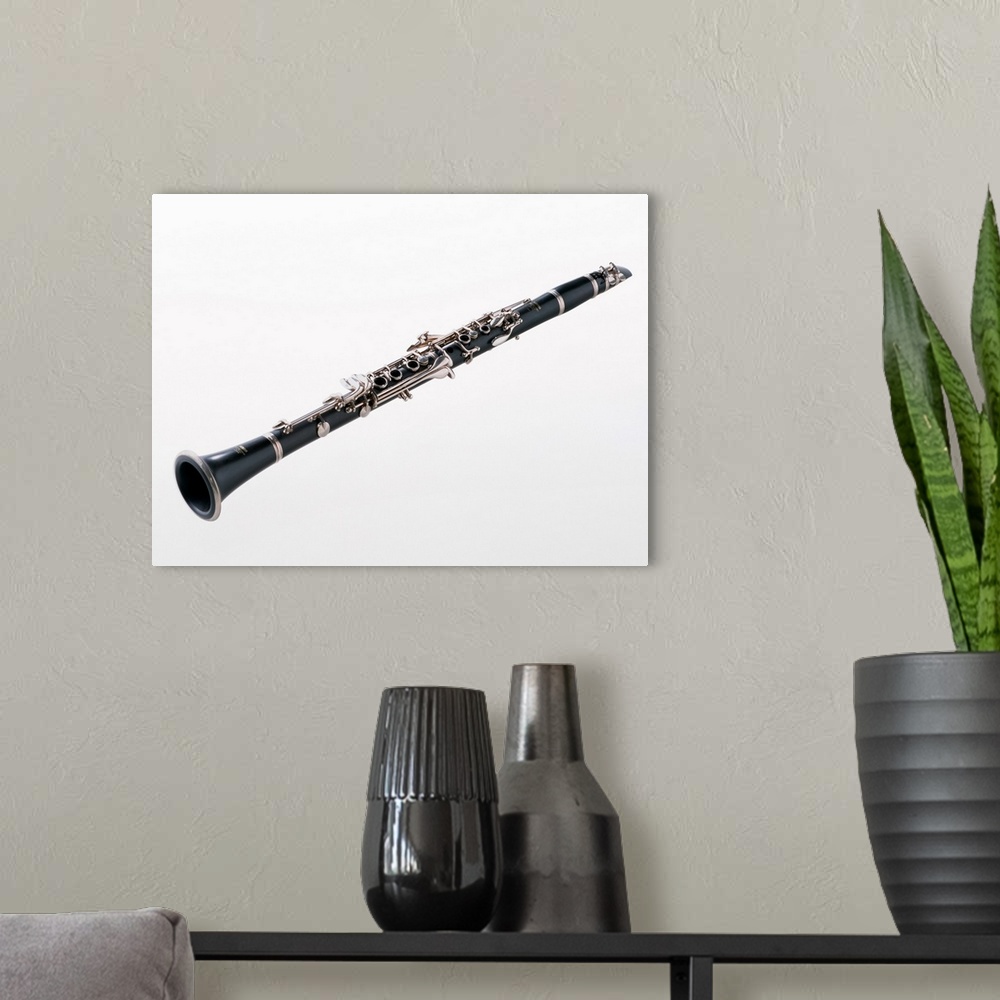 A modern room featuring Clarinet