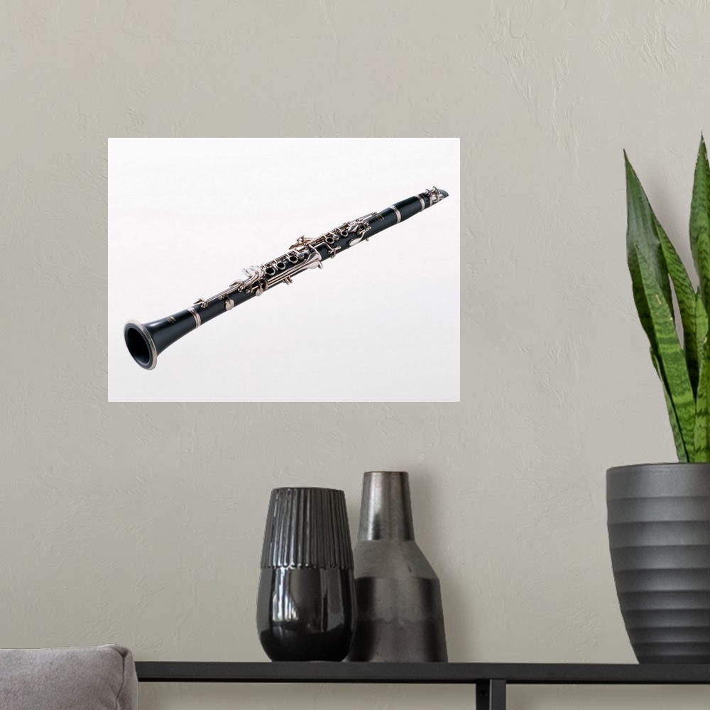 A modern room featuring Clarinet