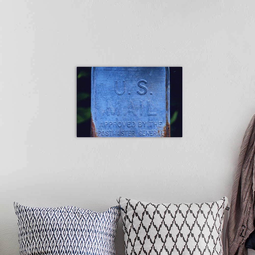 A bohemian room featuring Close Up Image of Letter Box, Close Up