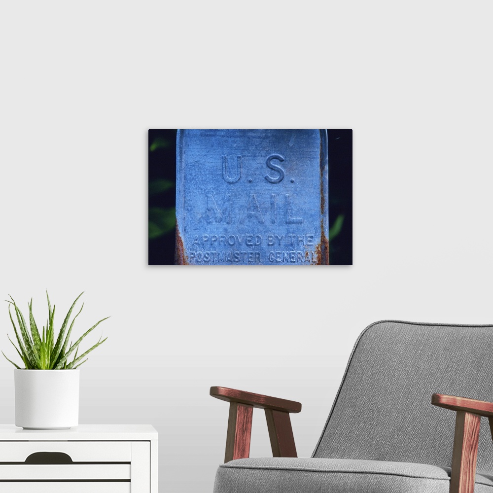 A modern room featuring Close Up Image of Letter Box, Close Up