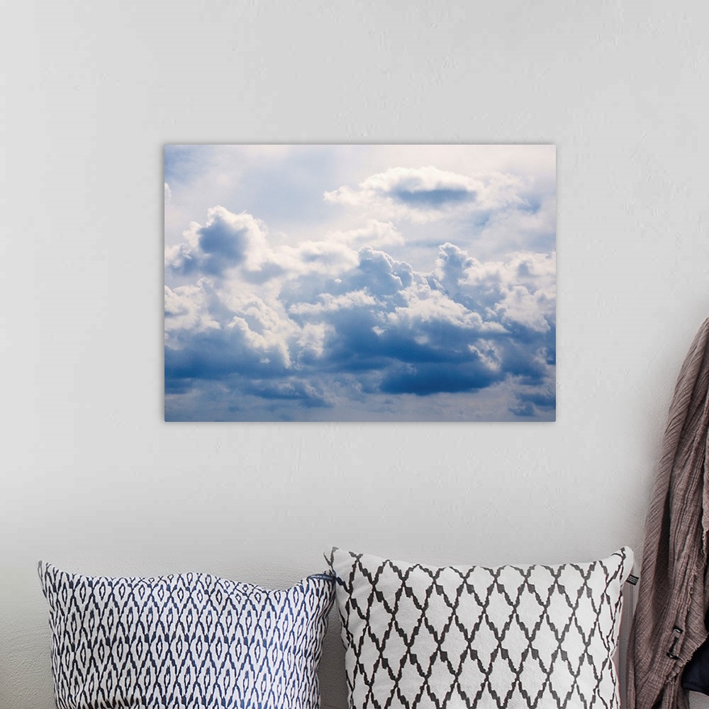A bohemian room featuring Clouds over New York