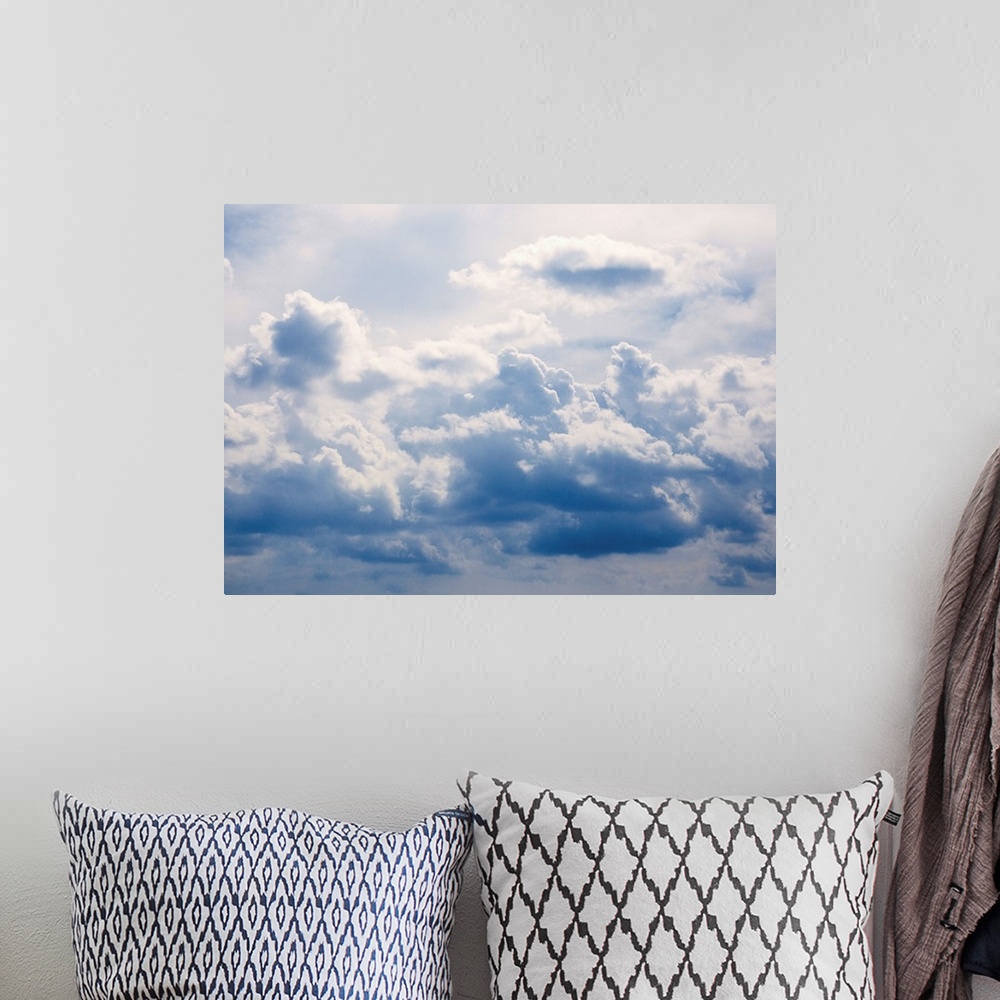 A bohemian room featuring Clouds over New York
