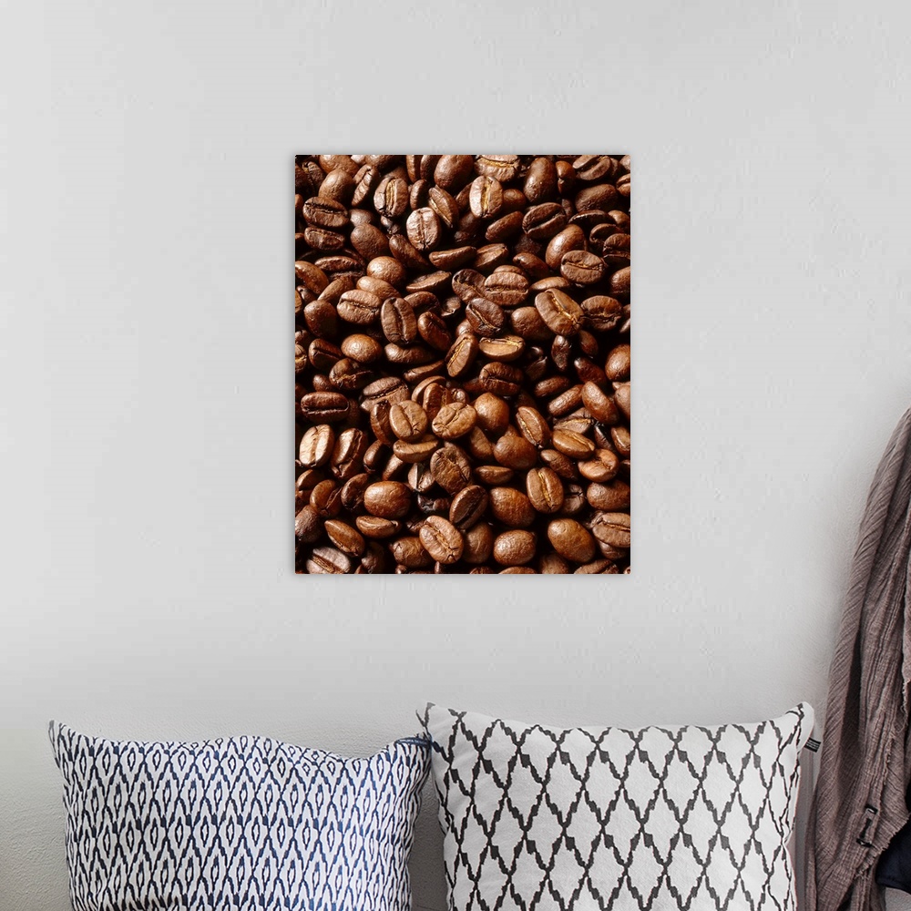 A bohemian room featuring Coffee beans