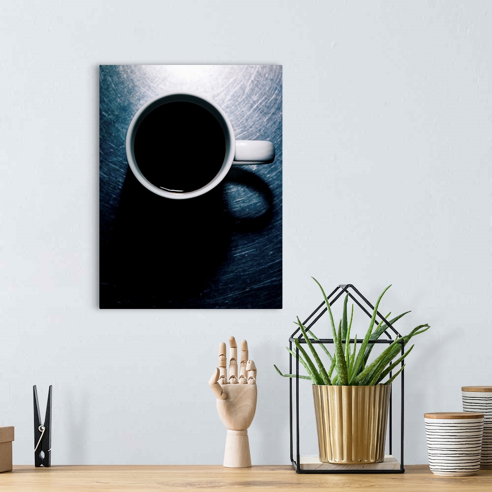A bohemian room featuring Coffee Cup on Stainless Steel.