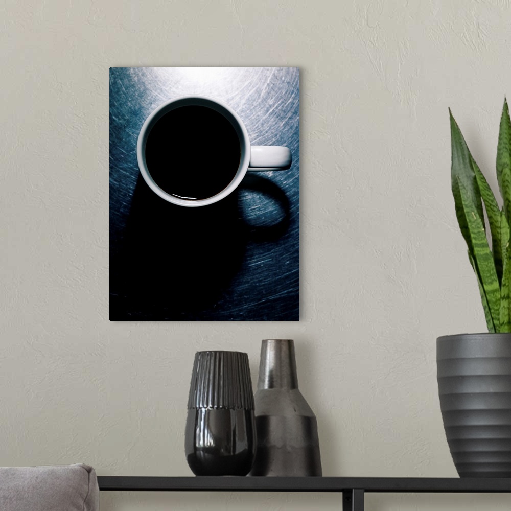 A modern room featuring Coffee Cup on Stainless Steel.