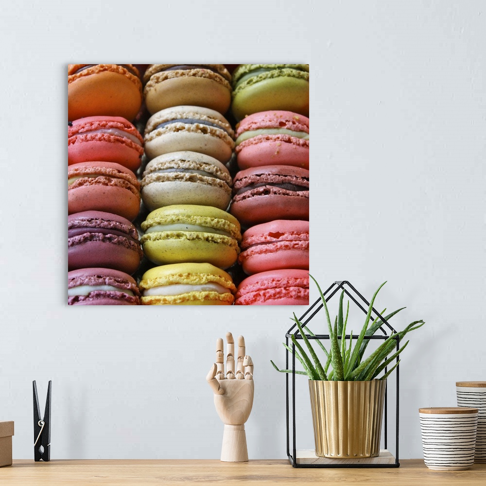 A bohemian room featuring Colorful Macaroons.