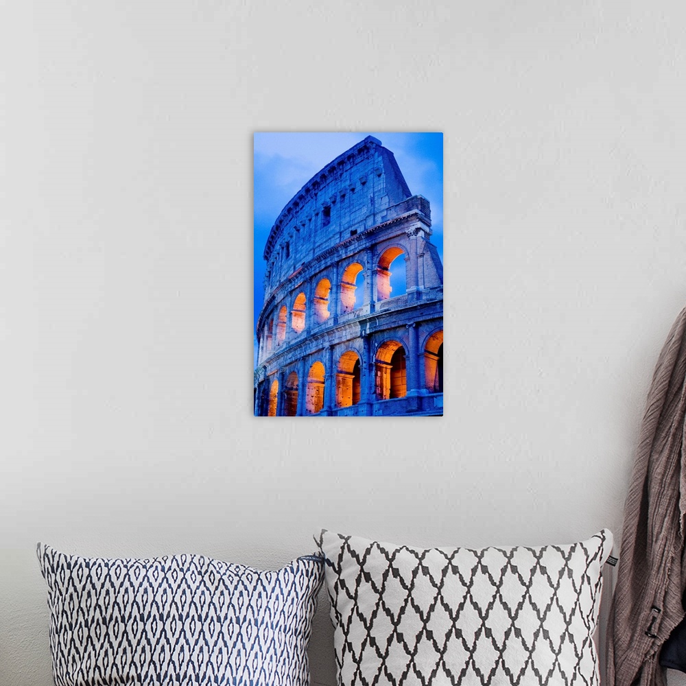 A bohemian room featuring Colosseum At Dusk