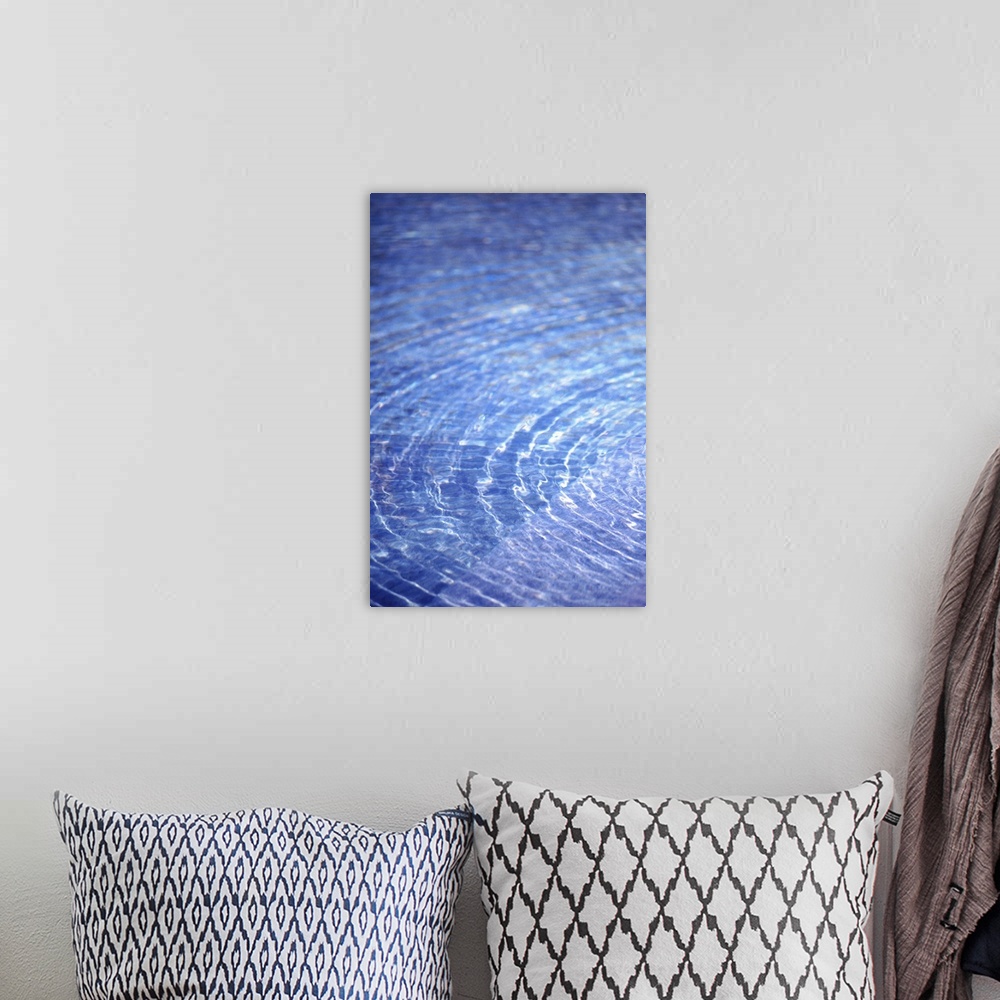A bohemian room featuring Concentric water ripples
