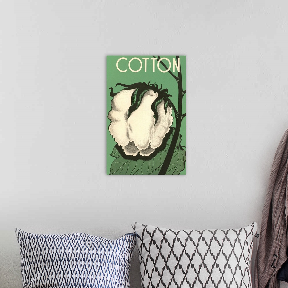 A bohemian room featuring Cotton Boll --- Image by .. Found Image Press/Corbis