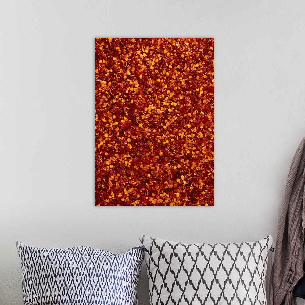 A bohemian room featuring Crushed red pepper