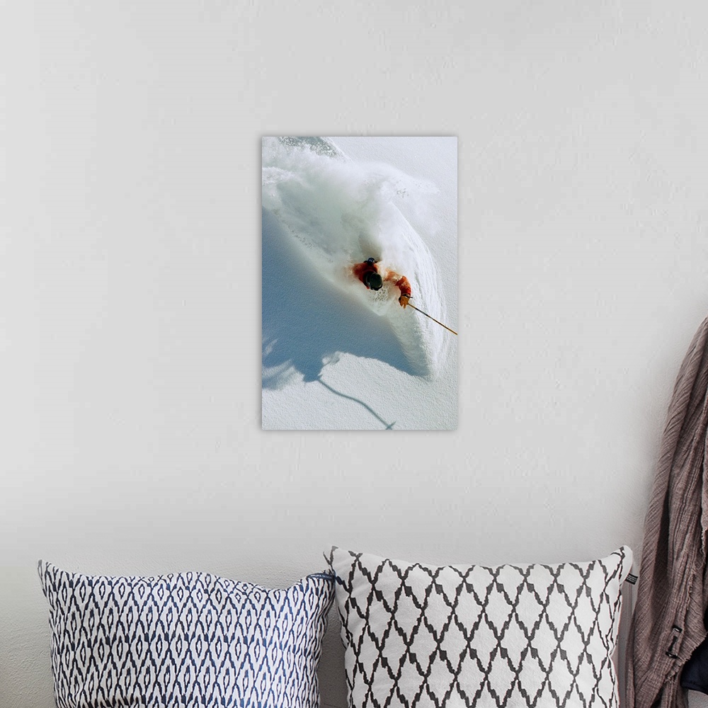 A bohemian room featuring ca. 2001, Utah, USA --- Dave Richards Skiing in Deep Powder Snow --- Image by .. Lee Cohen/CORBIS