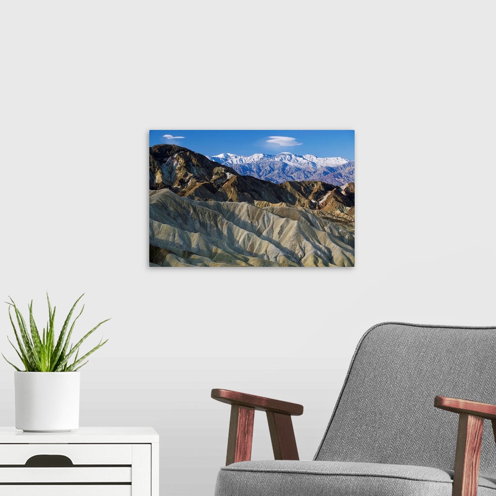 A modern room featuring Death Valley Landscape
