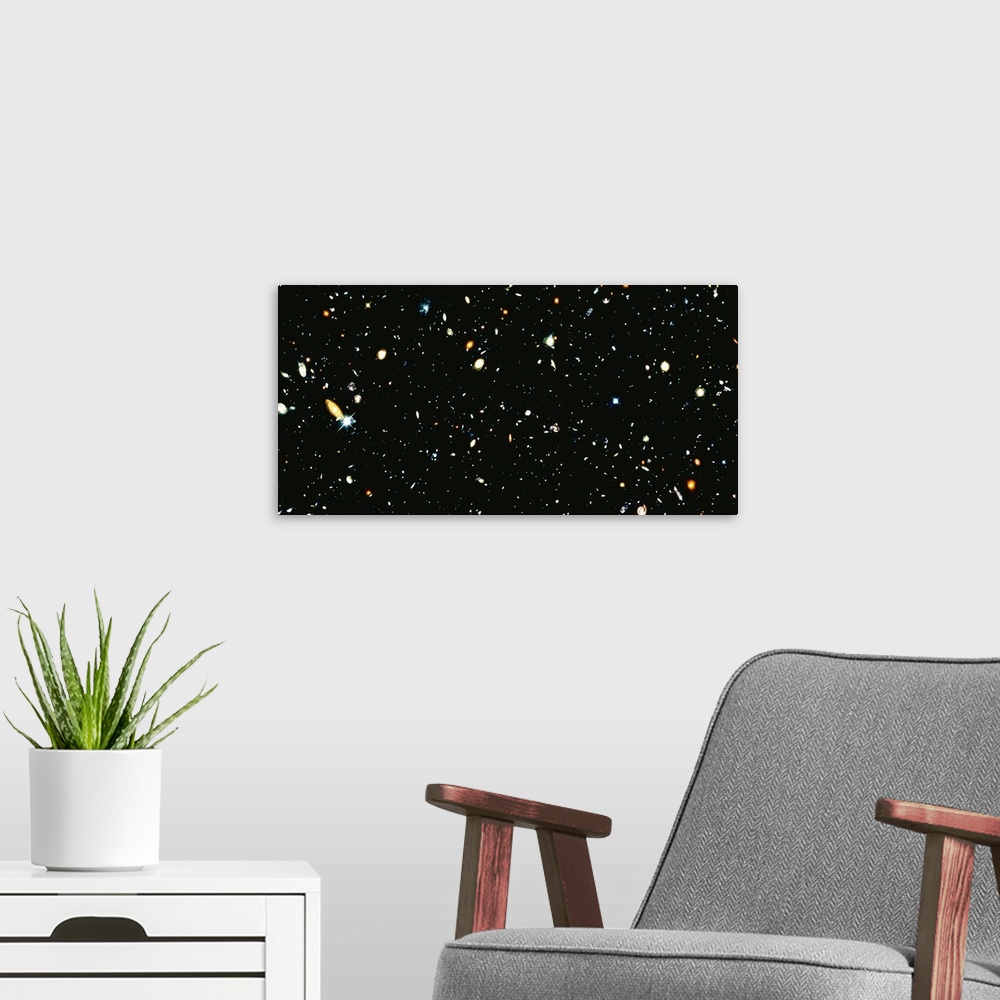 A modern room featuring Deep Space