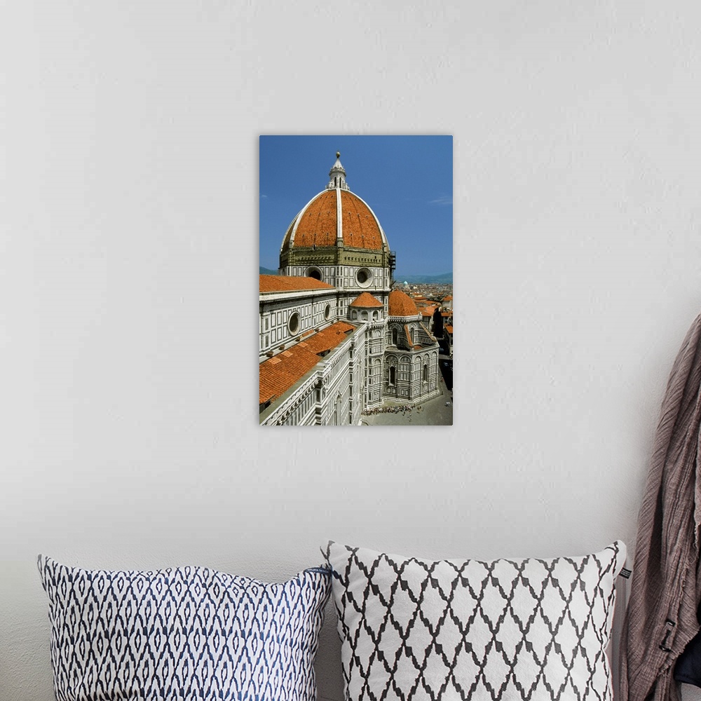 A bohemian room featuring Dome and upper portion of Santa Maria del Fiore cathedral in Tuscany, Florence, Italy