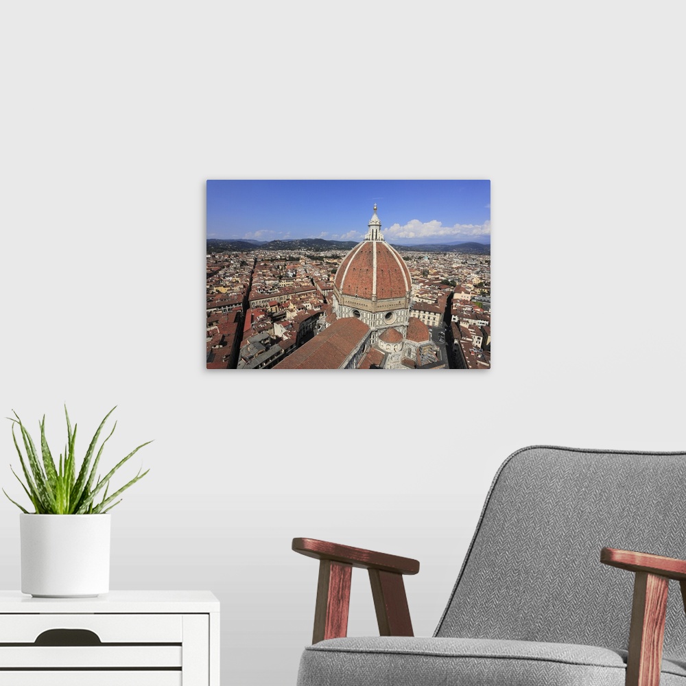 A modern room featuring Dome of Florence Cathedral, Florence, Tuscany, Italy