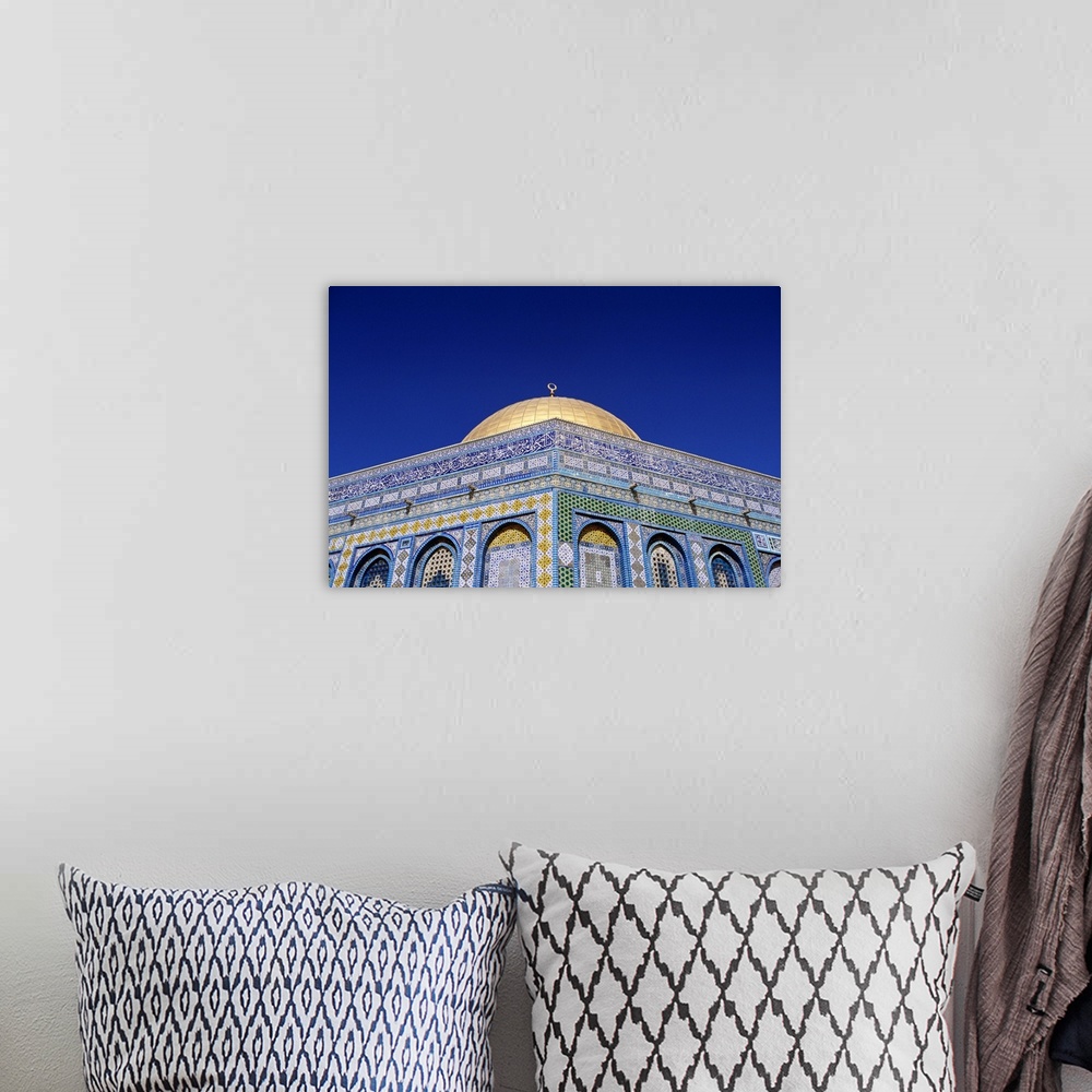 A bohemian room featuring Dome of the Rock, Jerusalem, Israel