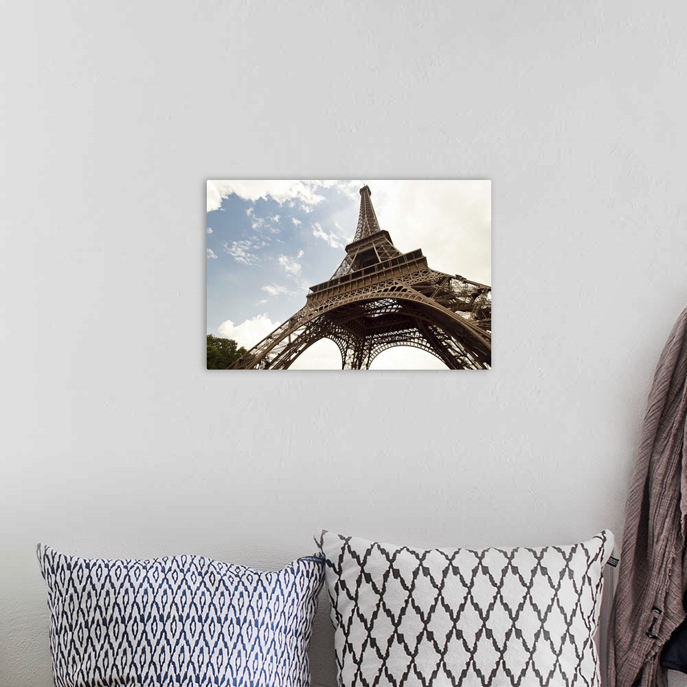 A bohemian room featuring Eiffel Tower in Paris, France.