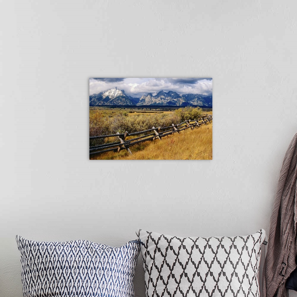 A bohemian room featuring Grand Teton National Park, Wyoming, United States, North America
