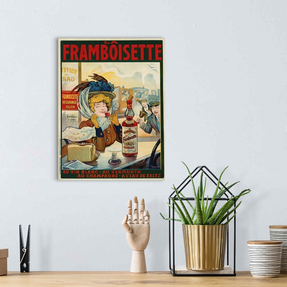 A bohemian room featuring Framboisette Poster By Tamagno