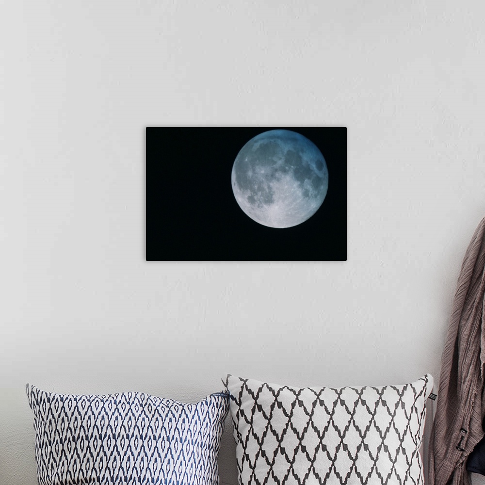 A bohemian room featuring Full moon