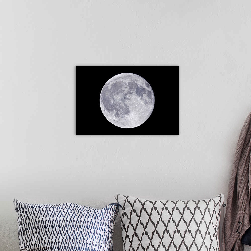 A bohemian room featuring Full moon in the sky