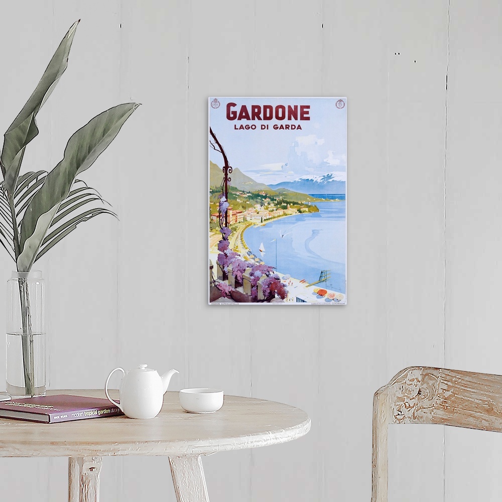 A farmhouse room featuring Gardone Lago Di Garda Poster