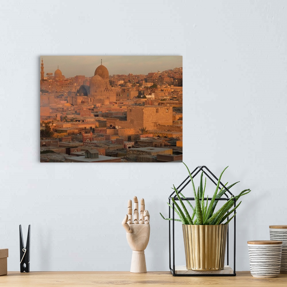 A bohemian room featuring Glorious time to capture this side of Islamic Cairo bathed in soft glow of sunset amber.