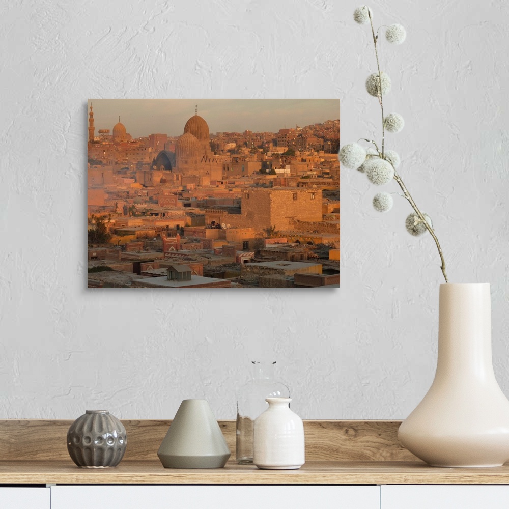 A farmhouse room featuring Glorious time to capture this side of Islamic Cairo bathed in soft glow of sunset amber.