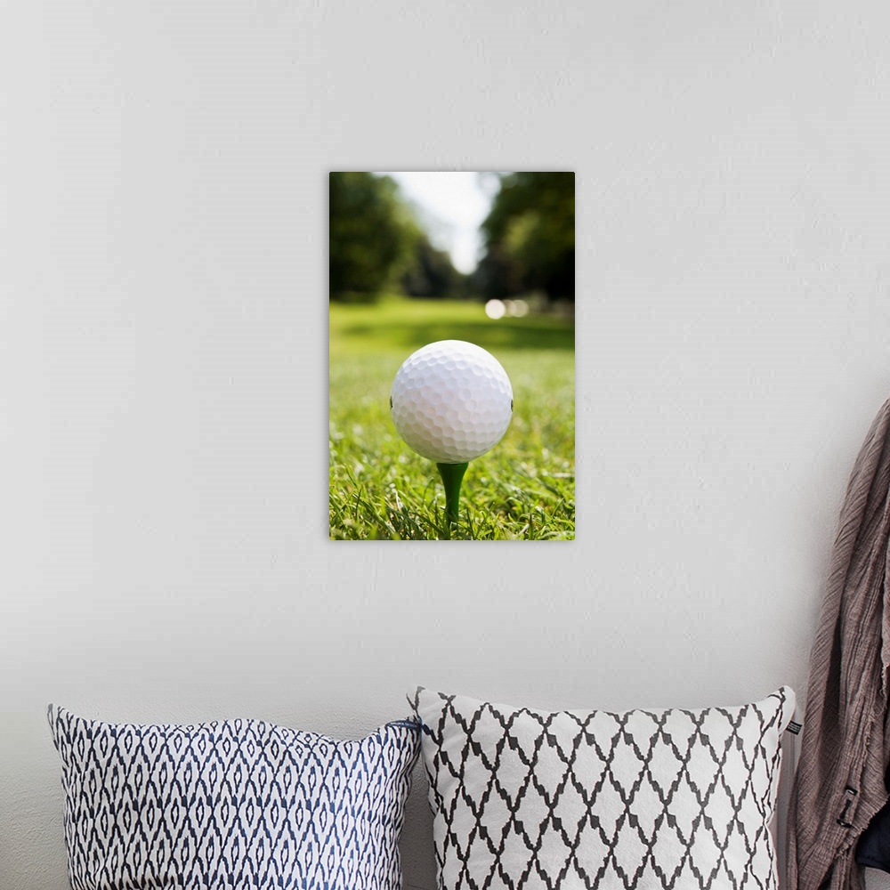 A bohemian room featuring Golf ball on tee