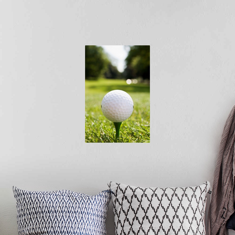 A bohemian room featuring Golf ball on tee