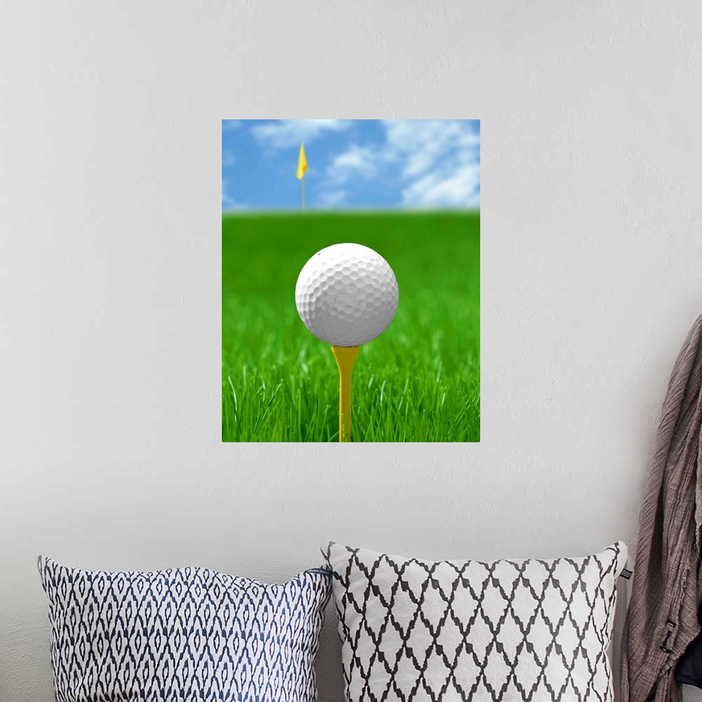 A bohemian room featuring Golf Ball On Tee