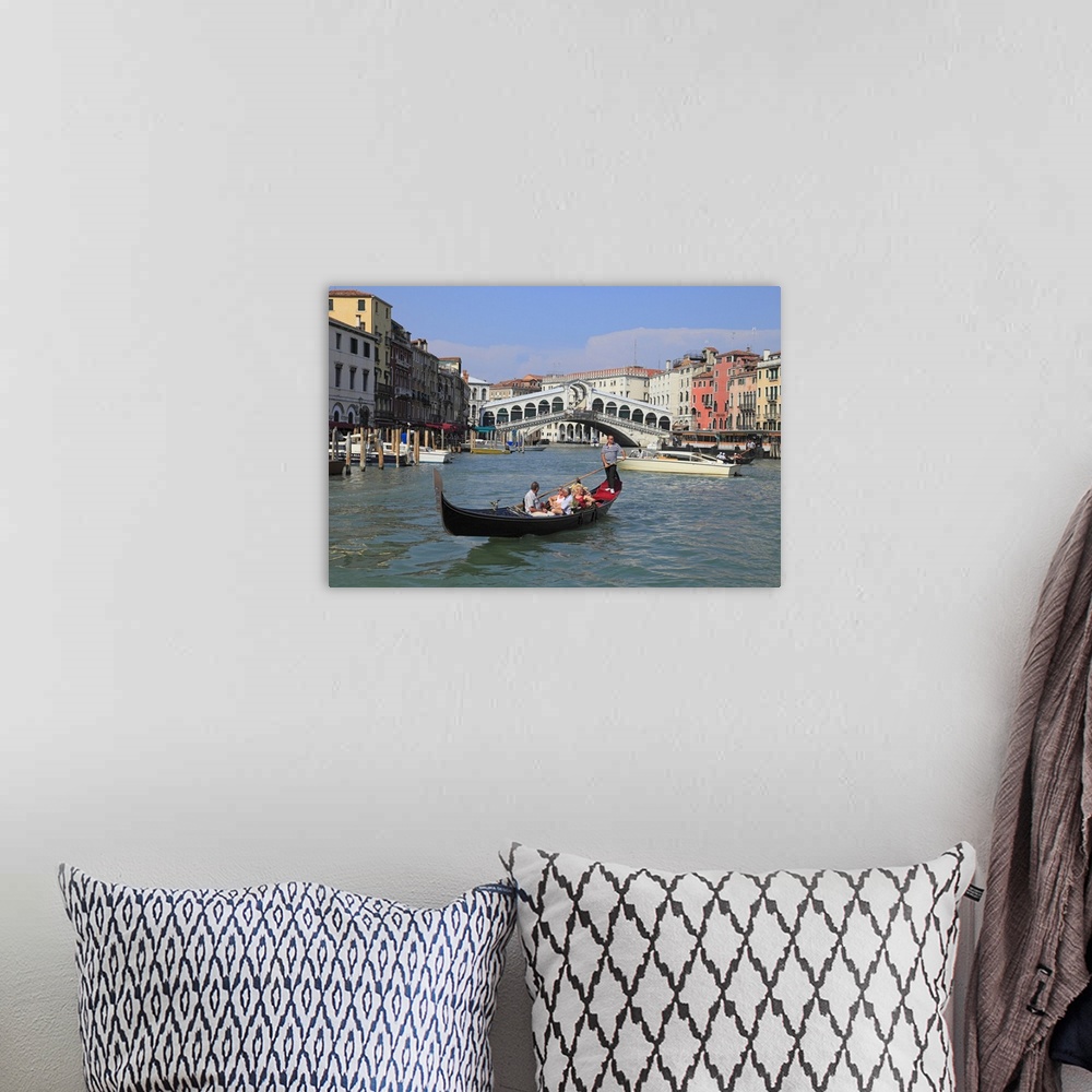 A bohemian room featuring Gondola at Venice, Veneto, Italy