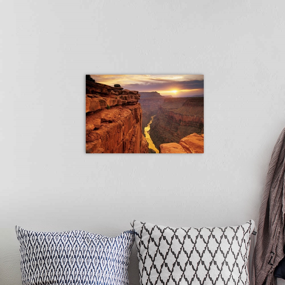 A bohemian room featuring Grand Canyon From Toroweap Point