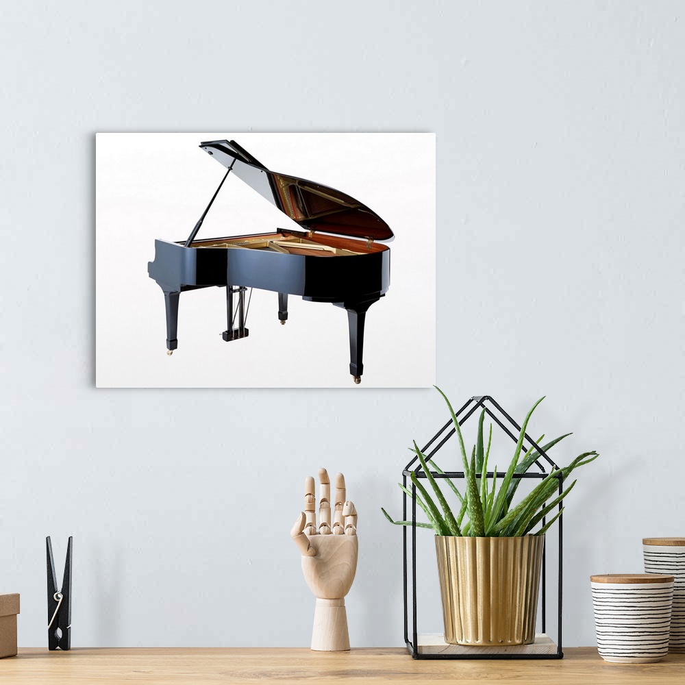 A bohemian room featuring Grand Piano