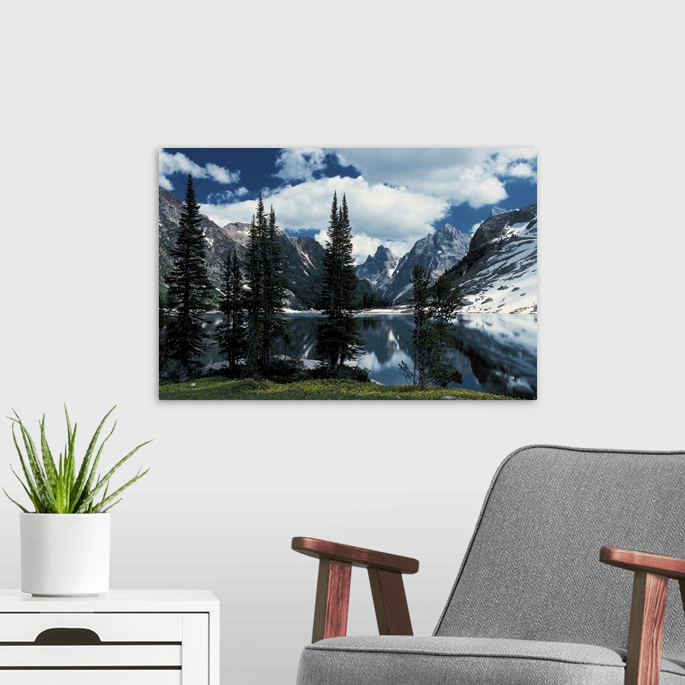 A modern room featuring Grand Teton National Park , Wyoming